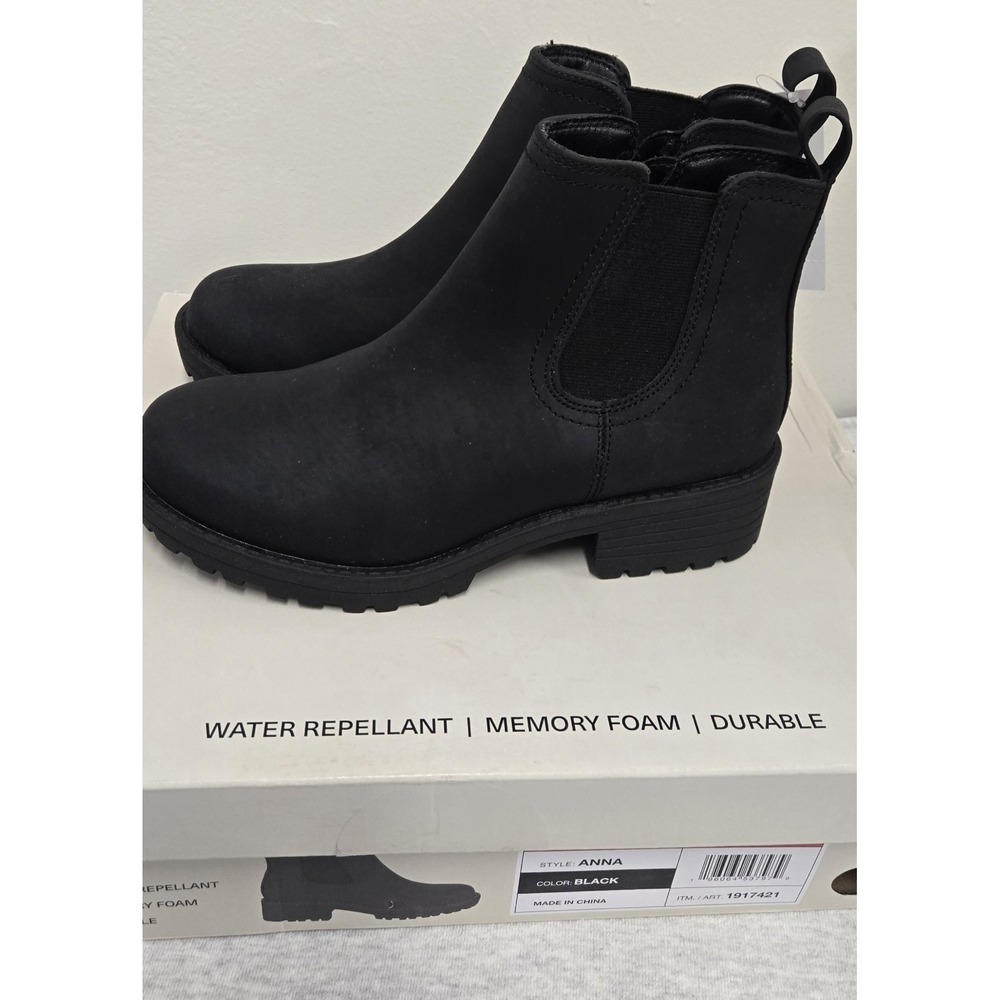 Black Buffalo Bitton water repellant, memory
foam boots in US 6.5 #waterrepellan